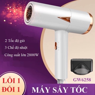 Máy Sấy Tóc 2 Chiều nóng lạnh GW - 6582 Cao Cấp - Mức nhiệt ổn định, khô nhanh dễ dàng tạo kiểu, khô nhanh