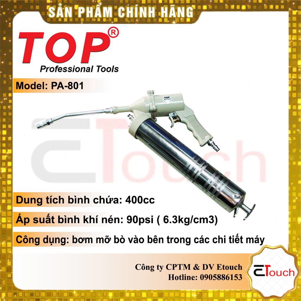 Bơm Mỡ Bằng Hơi ( 1 Chức Năng ) - PA-801