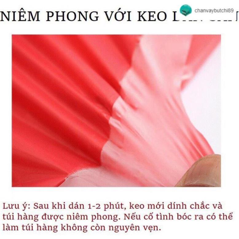 Túi Gói Hàng Túi Gói Hàng Niêm Phong Full Size Cuộn 100 Túi Có Keo Dán Bảo Mật -2T 98