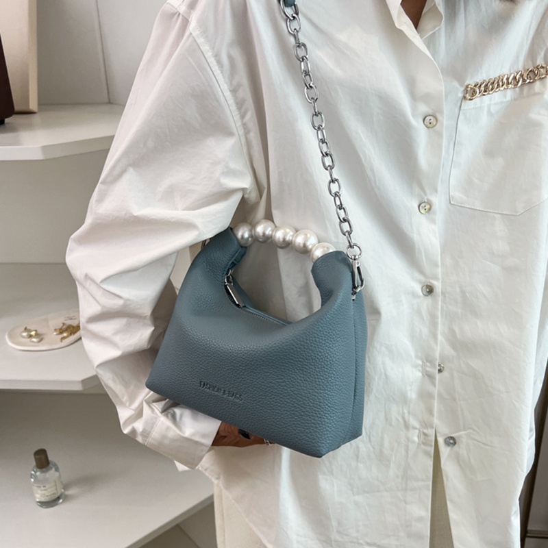 IELGY Túi Đeo Vai Có Dây Đeo Mắc Xích Ngọc Trai Nhiều Màu Sắc Tùy Chọn Cho Nữ