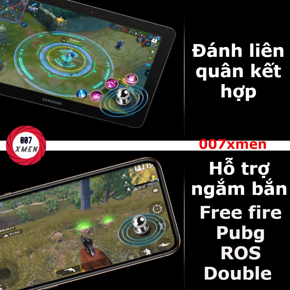 2 Núm cảm ứng màn hình hỗ trợ chơi game PUBG/free Fire/ROS Double Fan