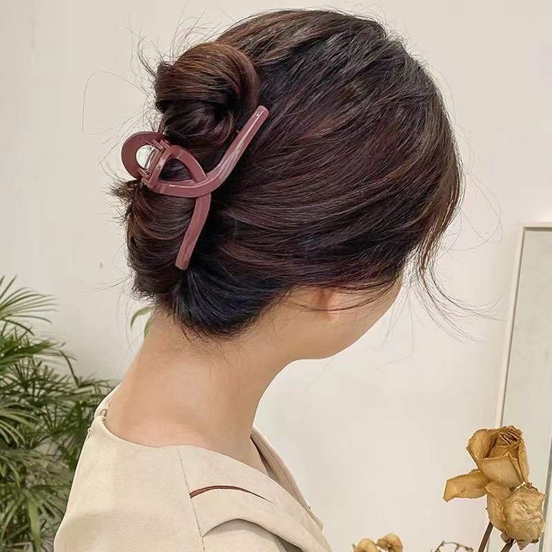 Kẹp Tóc Hình Cá Mập Trong Suốt Phong Cách Hàn Quốc Cho Nữ