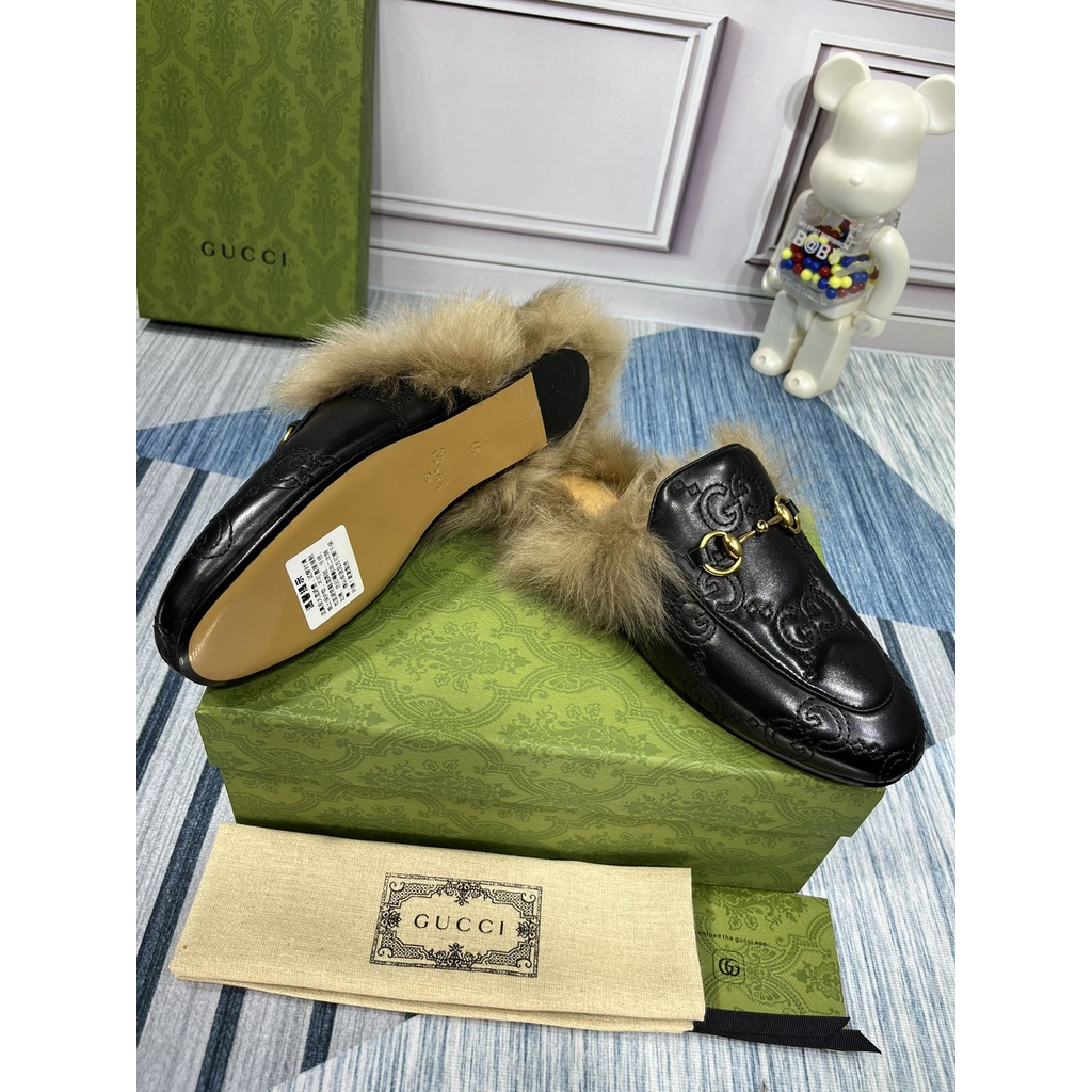 Giày sục da thật thời trang nữ cao cấp Gucci GC GG sành điệu, thanh lịch và cá tính