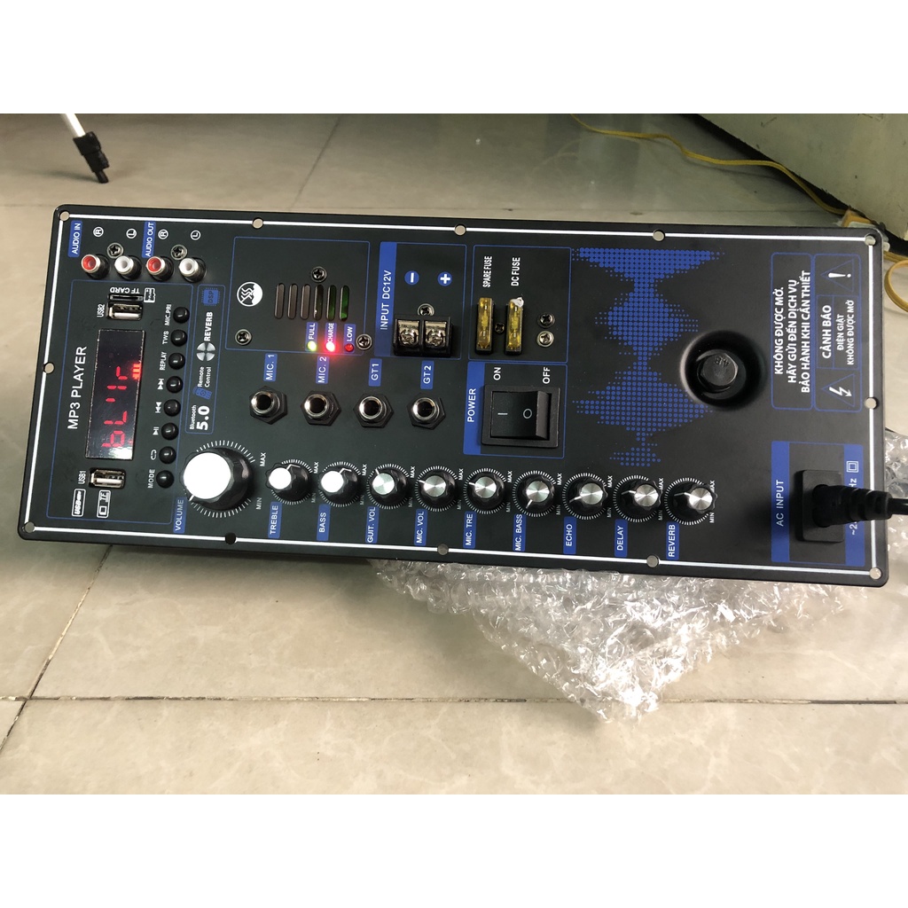 Mạch loa kéo 4 tất đôi có Reverb