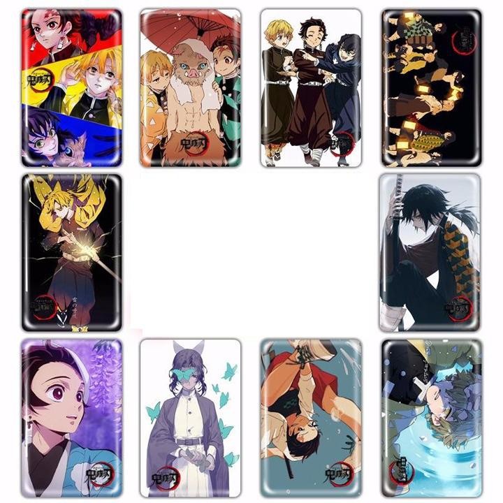 Ảnh dán sticker 10 tấm Conan Thám tử lừng danh Kimetsu No Yaiba Thanh Gươm Diệt Quỷ Bungou Stray Dogs: Dead Apple