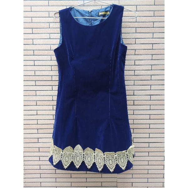 Thanh Lý Đầm suông nhung xanh size S