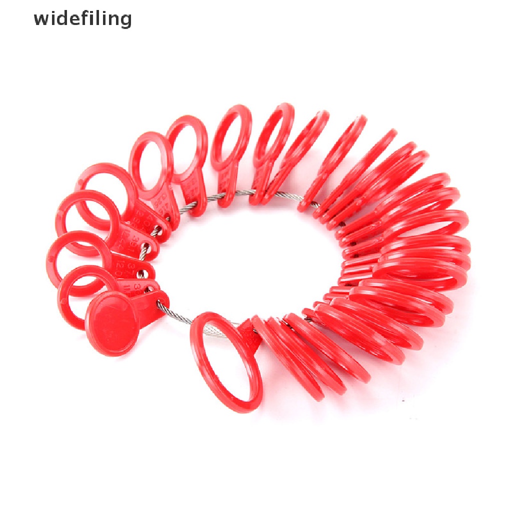 Thước Đo Kích Thước Ngón Tay Bằng Nhựa Kích Thước UK A-Z US 0-13