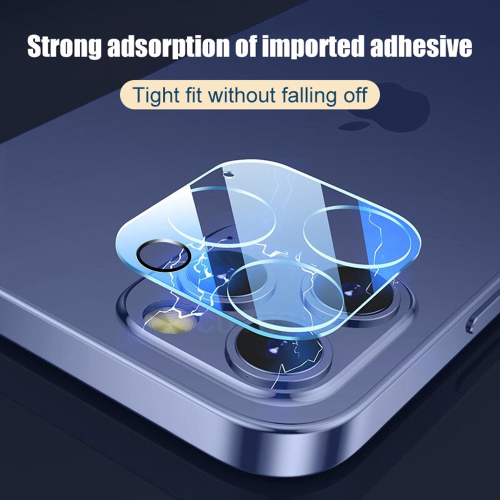 Kính cường lực bảo vệ camera thiết kế hoạt hình sáng tạo dễ thương cho iPhone 11ProMax 12mini 12promax