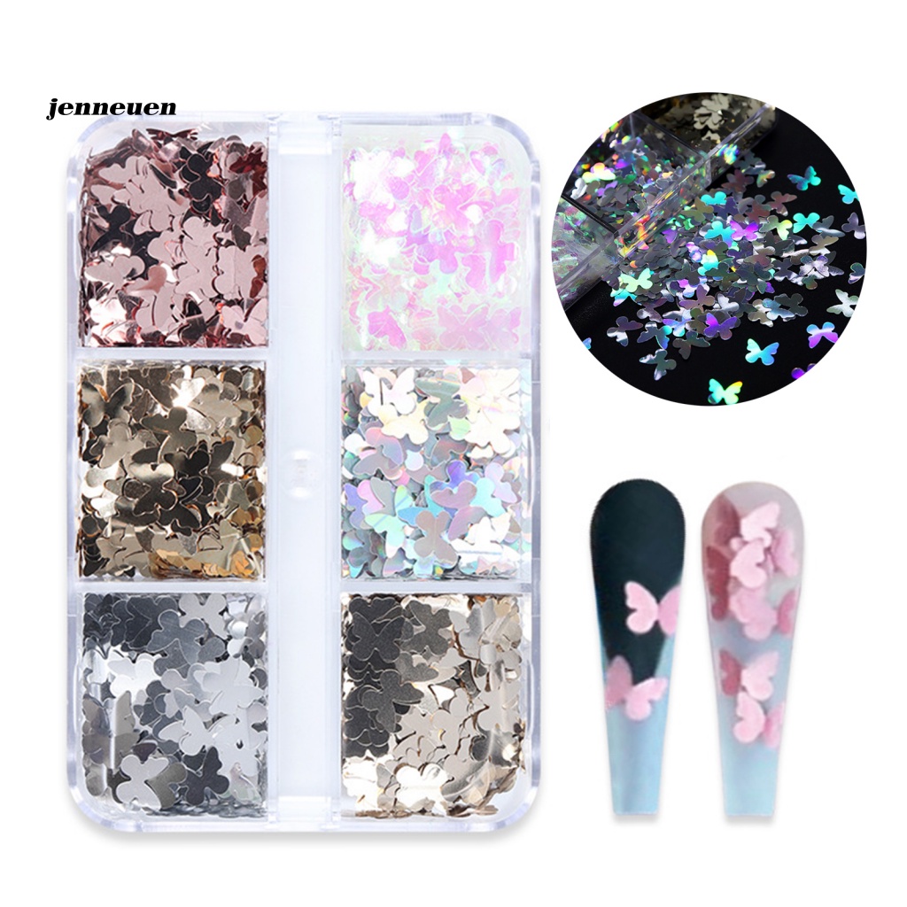 Phụ Kiện Lá Kim Tuyến Trang Trí Móng Tay Không Phai Màu