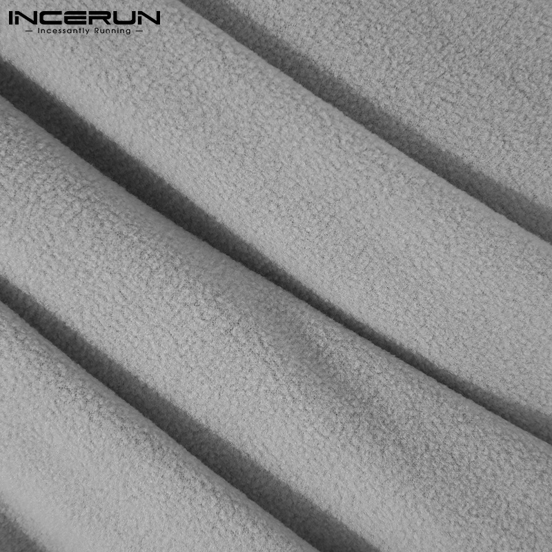 Quần dài INCERUN dáng rộng lưng thun phối dây rút thiết kế độc đáo thời trang cá tính cho nam