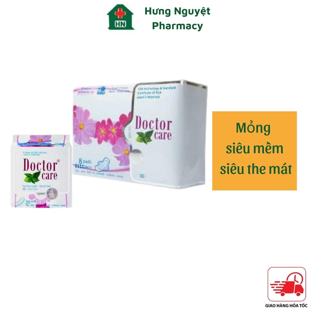 Băng vệ sinh thảo dược Doctor Care, BVS ban ngày 24cm siêu khô thoáng cả ngày dài