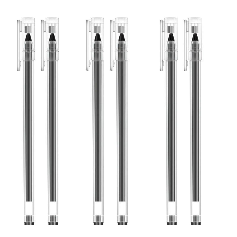 Bút Bi Gel 0.5Mm Vỏ Carbon Nhám Phong Cách Muji Cho Học Sinh/Văn Phòng