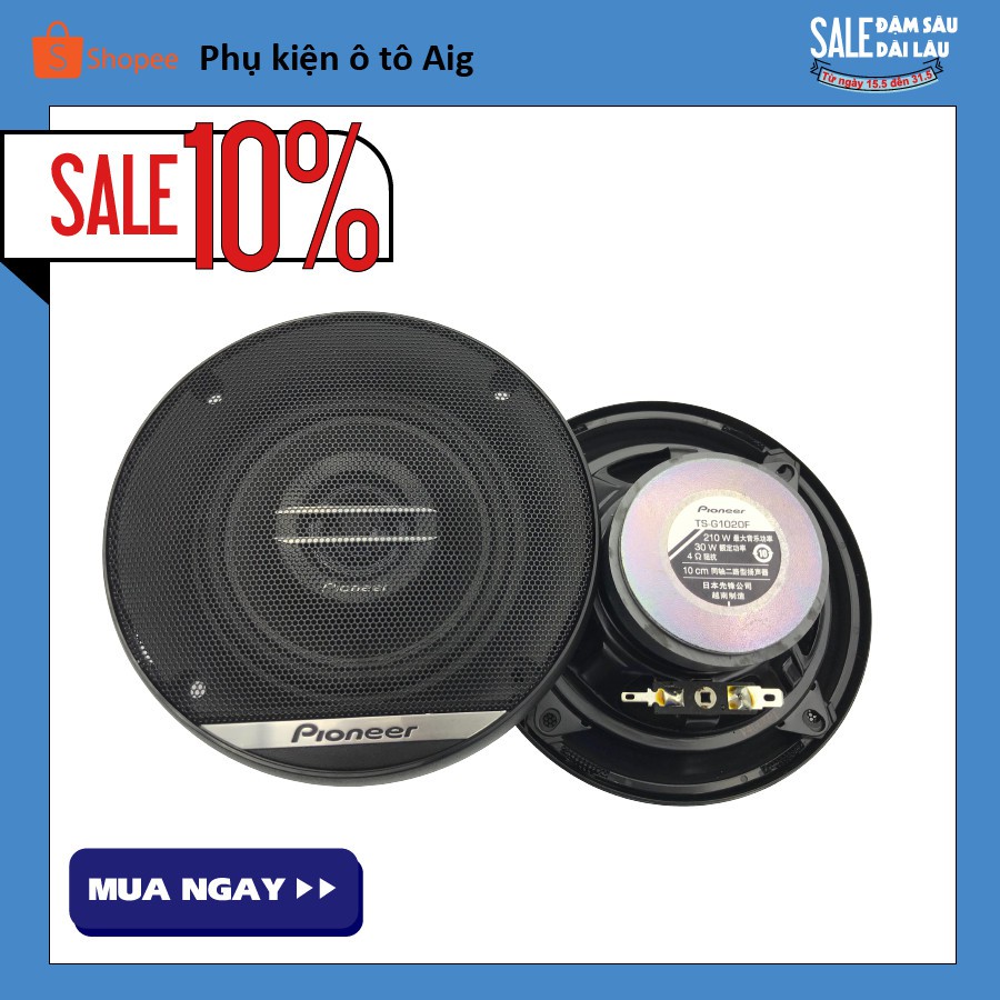 Loa cửa ô tô 10cm Pioneer TS-G1020F