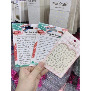 Stiker dán_miếng dán stiker nail