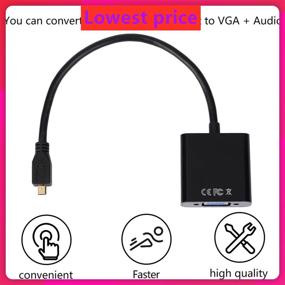 Bộ Chuyển Đổi Video 1080p Micro Hdmi Sang Vga