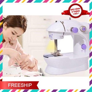 [Hàng Loại 1] Máy Khâu Mini Gia Đình 2 Tốc Độ Có Đèn Led Cắt Chỉ
