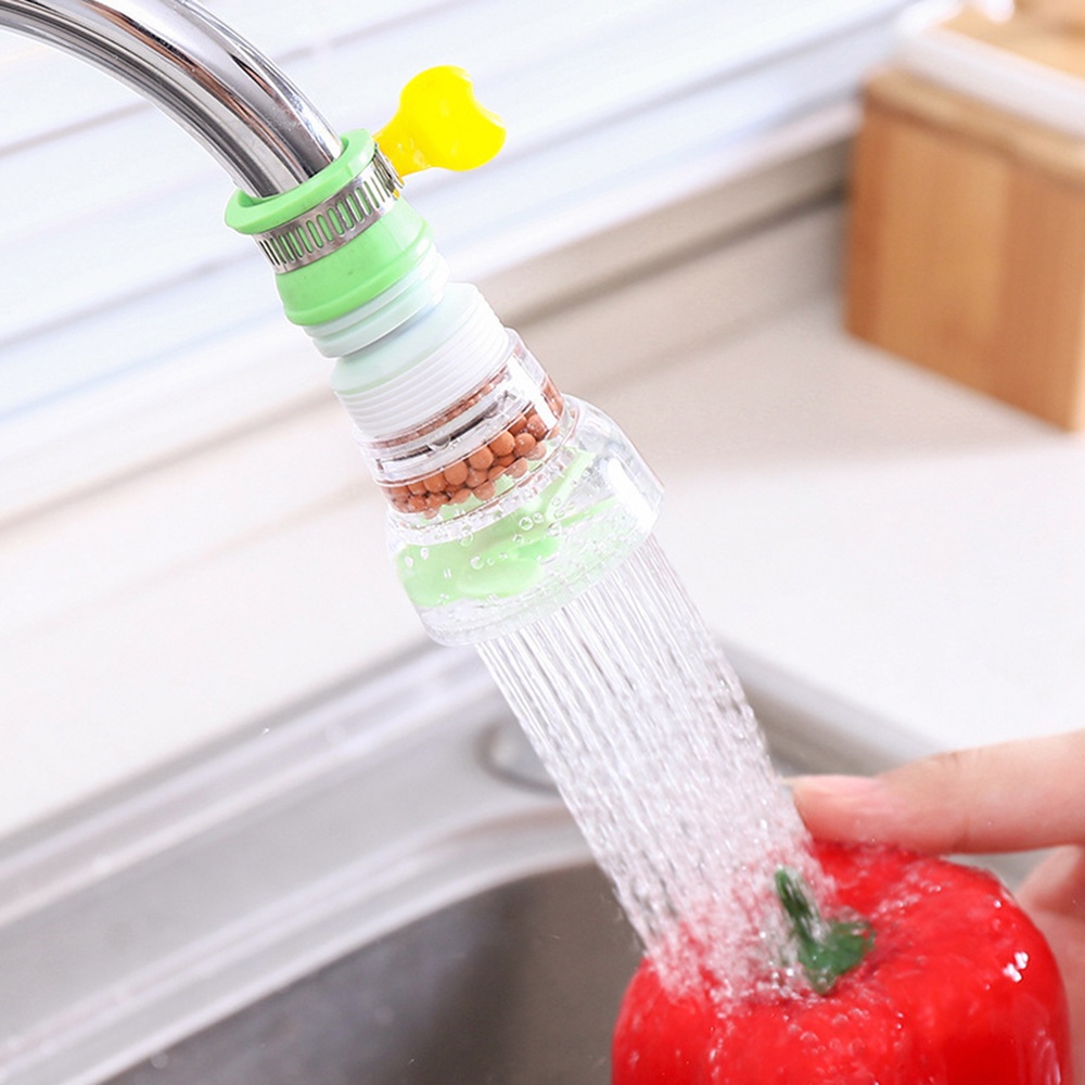 Đầu lọc vòi nước xoay 360 độ chống bắn tiện lợi dành cho nhà bếp