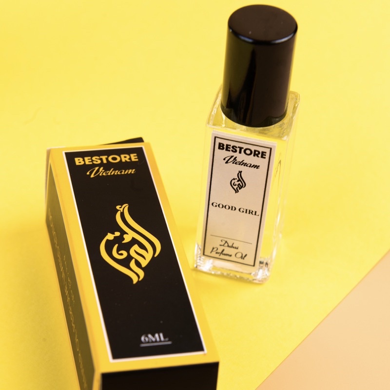 Tinh dầu nước hoa Dubai Bestore chai vuông  6ml - mẫu mới