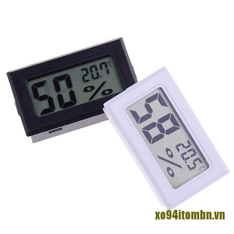 Máy Đo Độ Ẩm Và Nhiệt Độ Không Khí Cỡ Nhỏ Màn Hình Lcd