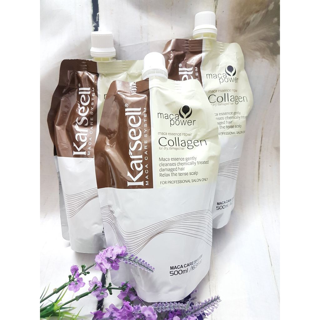 Dầu ủ hấp tóc Collagen 500ml - Kem hấp dầu siêu mềm mượt Karseell