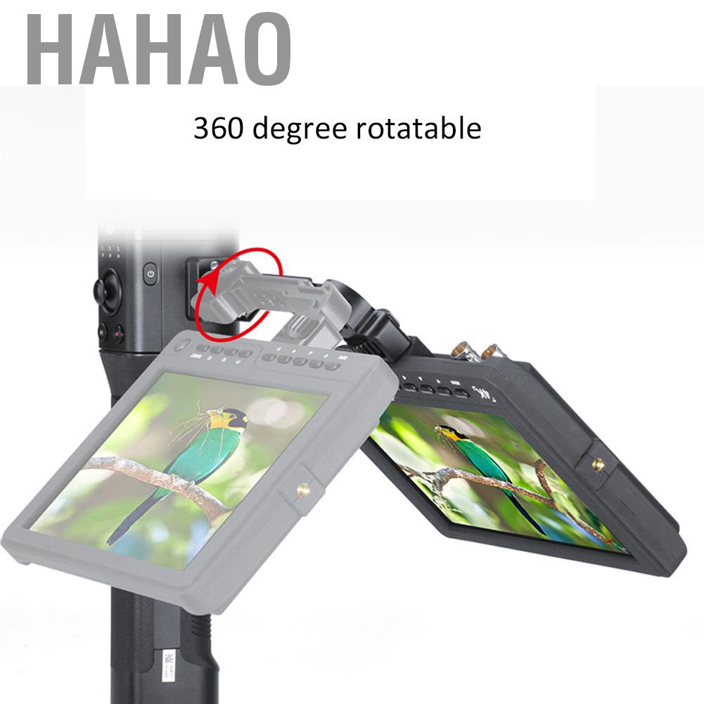 Hahao Soporte de soporte giratorio extensión 360 ​​grados Tornillo 1/4 '' y zapata fría para DJI Ronin-S Estabilizador Conectar Monitor Luz video LED