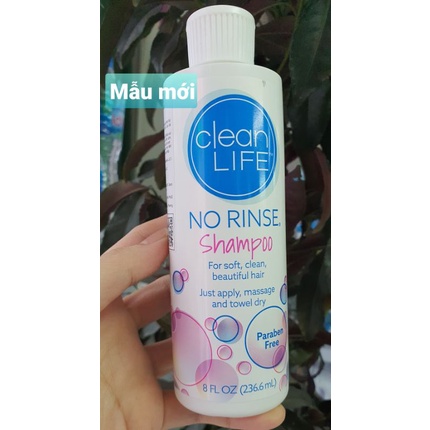 (❣️❣️❣️-5% LN cho quỹ Vacxin) [Nhập khẩu Mỹ] Dầu gội khô NO RINSE 240ml / 8oz - Đông Anh Pharmart