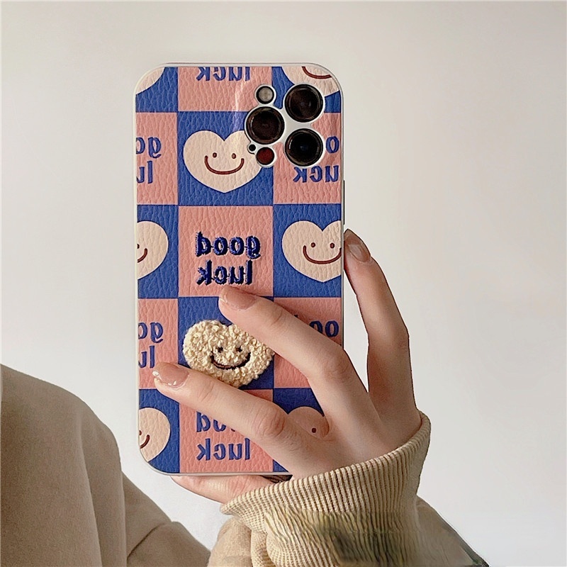 Ốp Điện Thoại Thêu Hình Trái Tim Cho iphone13 / 2pro / max 11 xr / xs 8plus