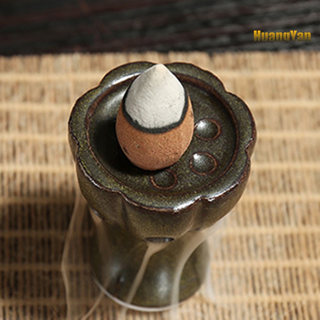 Giá Đỡ Đốt Trầm Hương Bằng Gốm Sứ Hình Thác Nước Độc Đáo Trang Trí Nhà Cửa