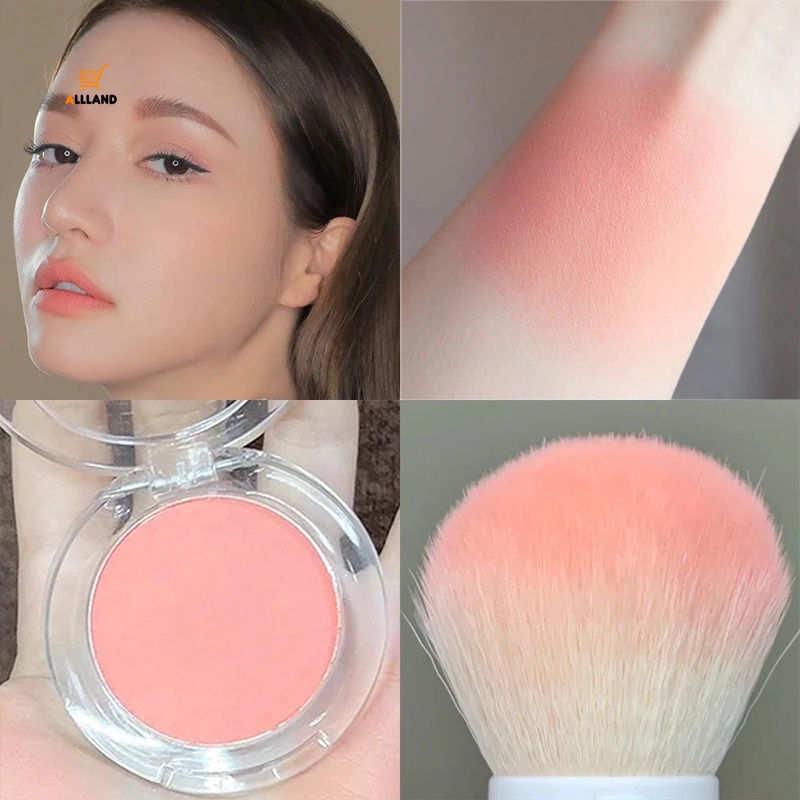 [Hàng mới về] Phấn má hồng đơn sắc độ bóng cao mềm mịn tự