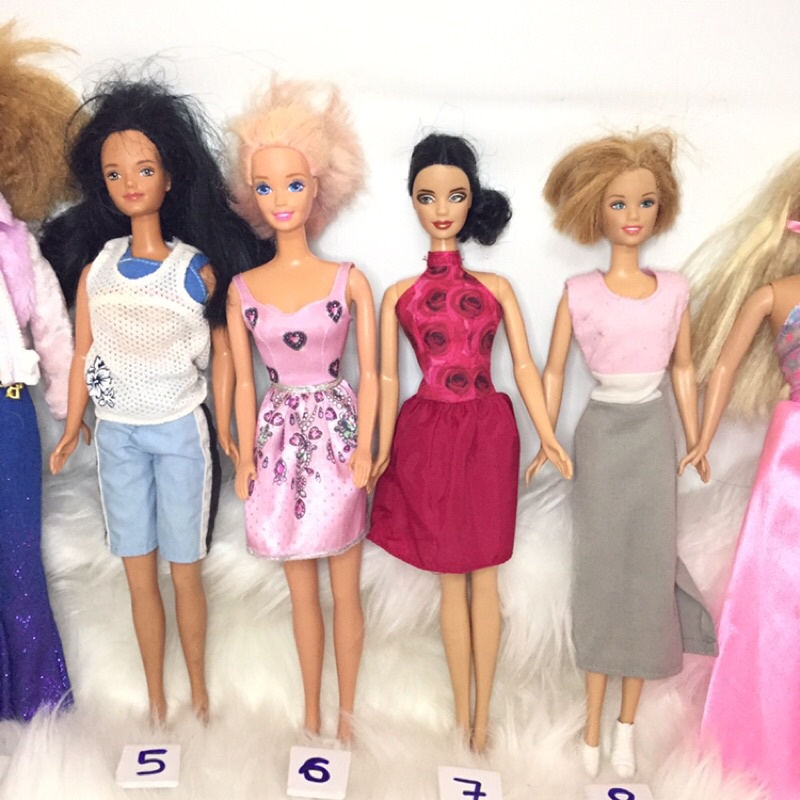 BBA2-BÚP BÊ BARBIE DA NÂU ĐEN , BARBIE CỔ NĂM 1966