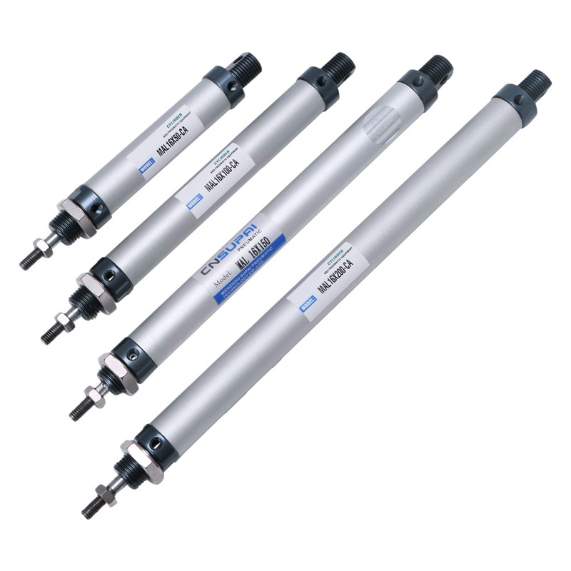 Xi lanh nén không khí MAL 16 x 50-CA gắn động cơ xe oto