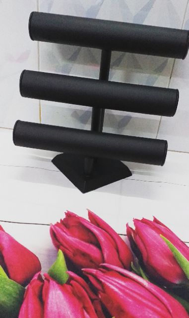 Kệ chử T 3 tầng màu đỏ