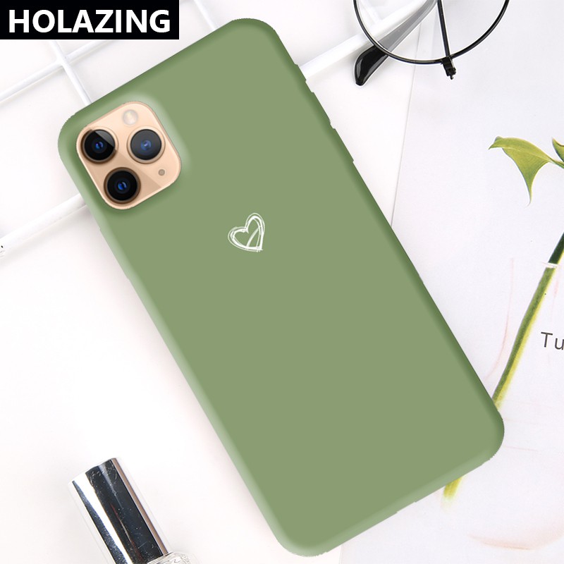 Ốp Điện Thoại Silicon Mềm Hình Trái Tim Cho Iphone Xs Max X Xr 12 Mini 11 Pro Max 8 Plus 7 Plus Se 2020 6s Plus No.706 | BigBuy360 - bigbuy360.vn