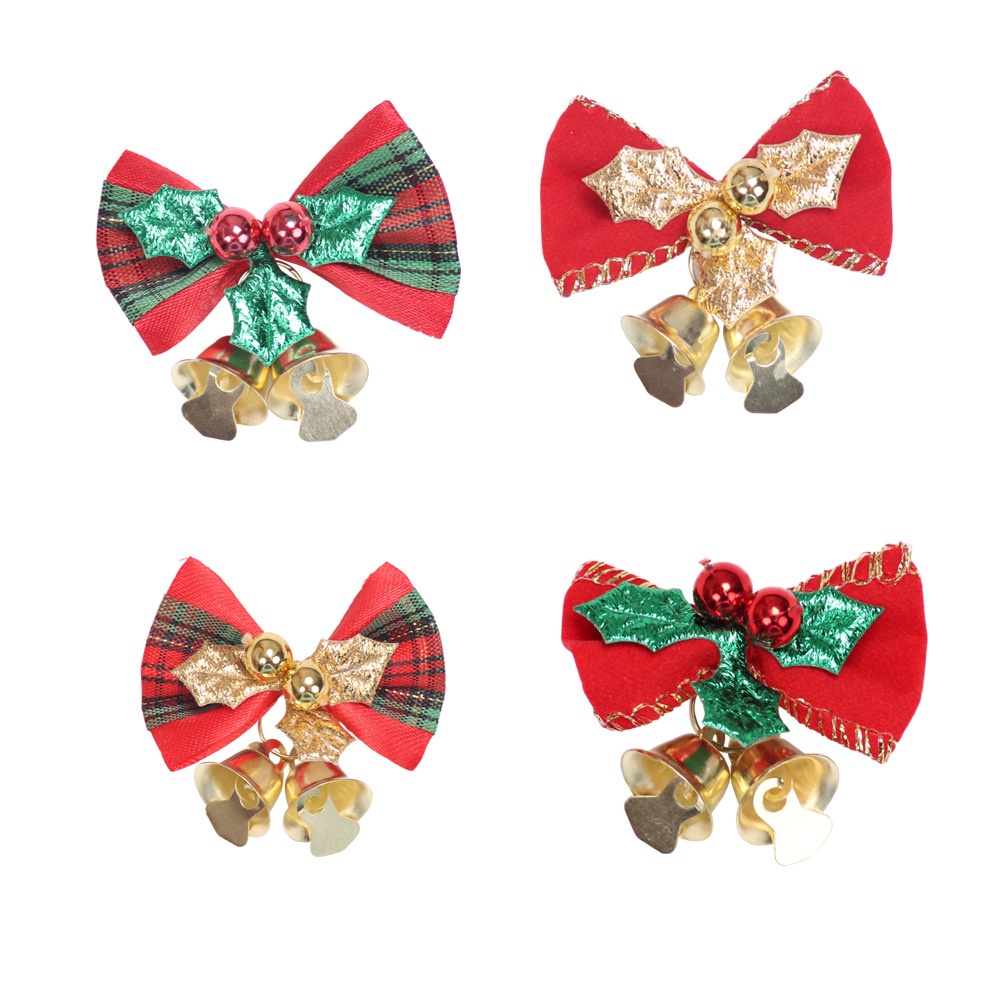 [ Christmas tree bow bell Xmas tree pendant decoration for Home  Wedding Party Xmas New Year scene Accessories ]