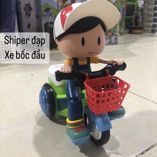 Đồ chơi: Em bé shiper đạp xe bốc đầu