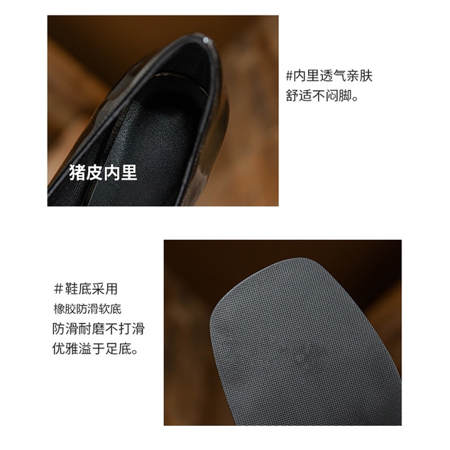 Giày Cao Gót Mary Jane Cao Gót Màu Sắc Kẹo Ngọt Phong Cách Retro Pháp Thời Trang Xuân Thu 2022 Cho Nữ