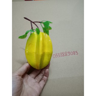 2 Quả khế giả trang trí decor, phụ kiện chụp ảnh