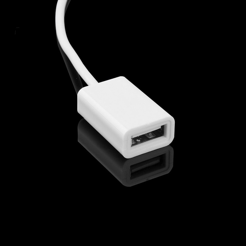 Dây cáp chuyển đổi lỗ cắm USB 2.0 sang đầu cắm AUX 3.5mm dùng trên xe ô tô