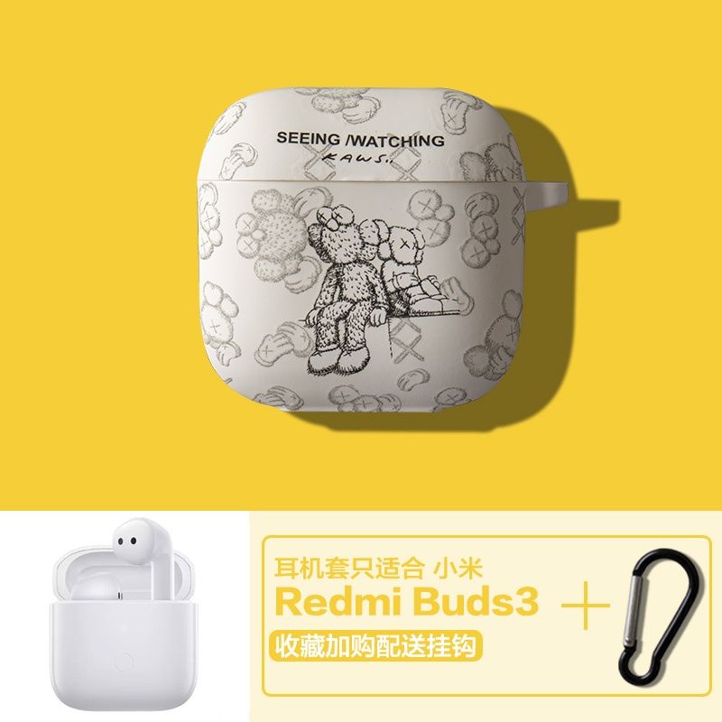 Vỏ Bảo Vệ Hộp Sạc Tai Nghe Redmi Buds 3 Mềm Hình Sesame Street & Goku