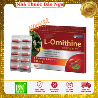 [HOT] Giải độc gan-bảo vệ tế bào gan-hạ men gan-mát gan-thông mật - L-ORNITHIN 500mg [không hiệu quả hoàn tiền]