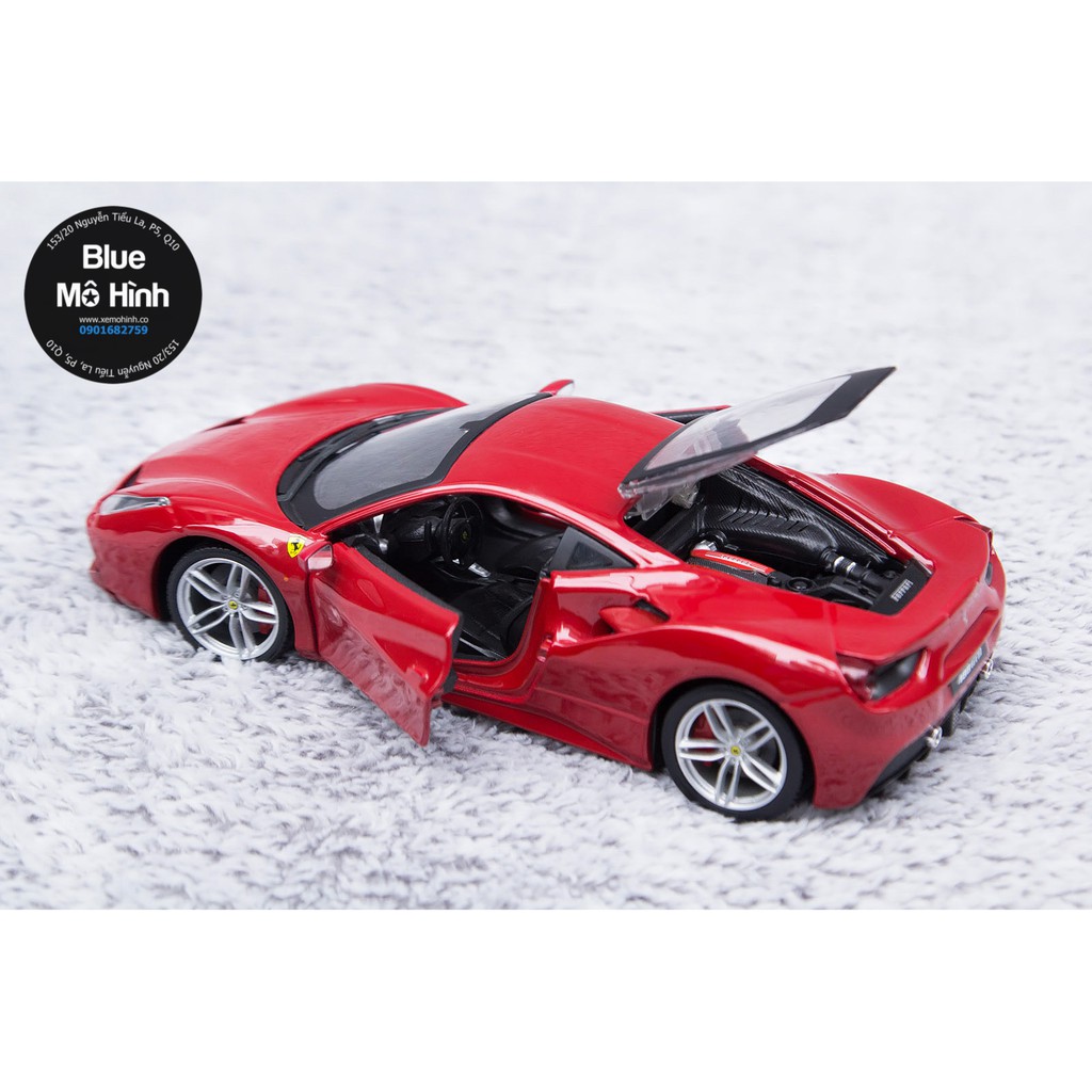 Blue mô hình | Xe mô hình Ferrari 488 GTB Bburago 1:24