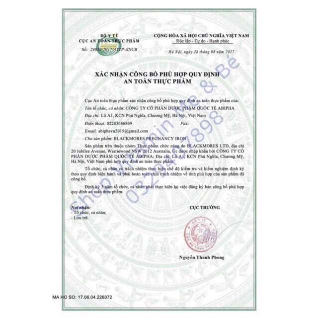 Sắt viên Hữu cơ Organic Thompsons của úc 30 viên | Thế Giới Skin Care