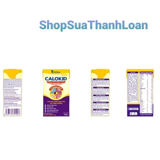 (HSD T1-2027) Thùng 48 Hộp Sữa Bột Pha Sẵn Vitadairy CALOKID GOLD 110ml.