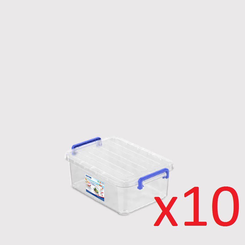 Bộ Combo 10 thùng nhựa chữ nhật đa năng Duy Tân 30L