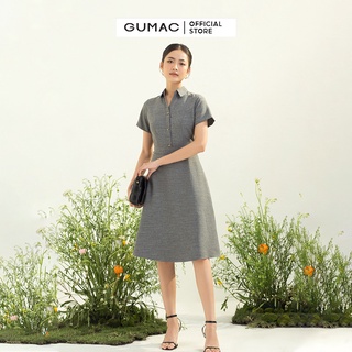 Đầm sơ mi cơ bản thời trang gumac dc03039