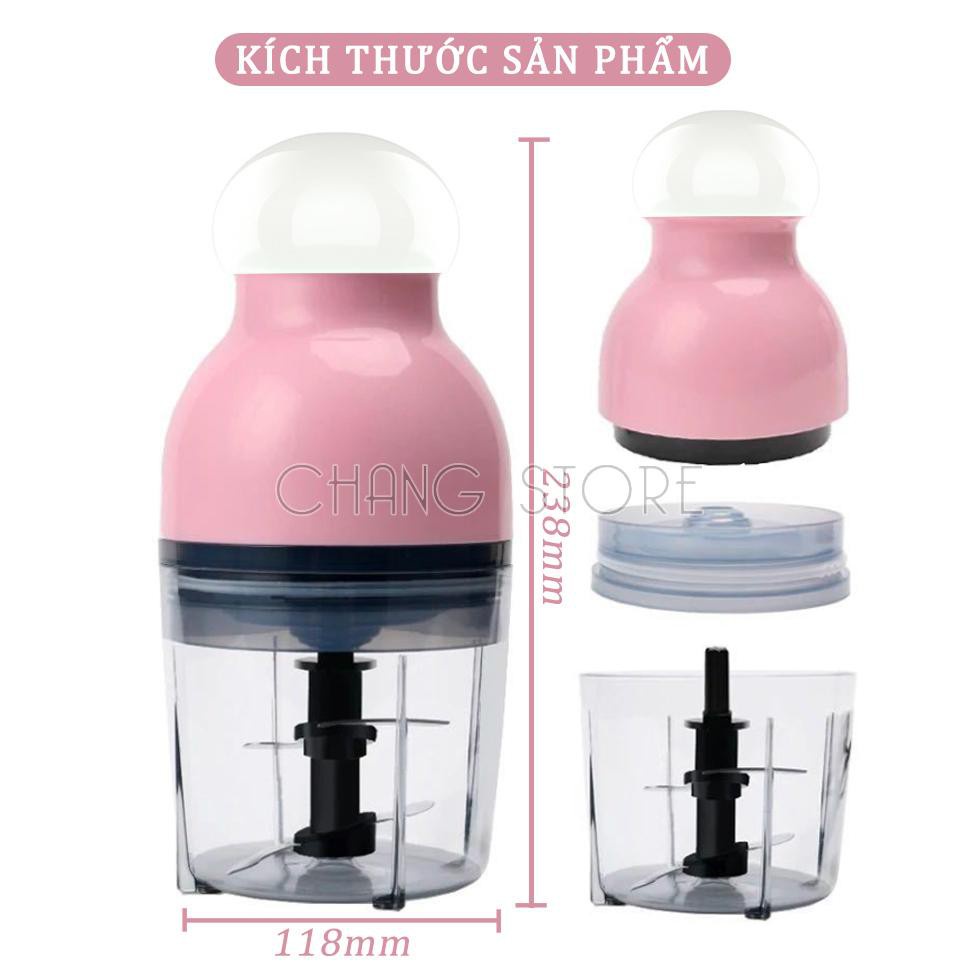 Máy Xay Osaka Mini Đầu Tròn Đa Năng Siêu Tiện Lợi