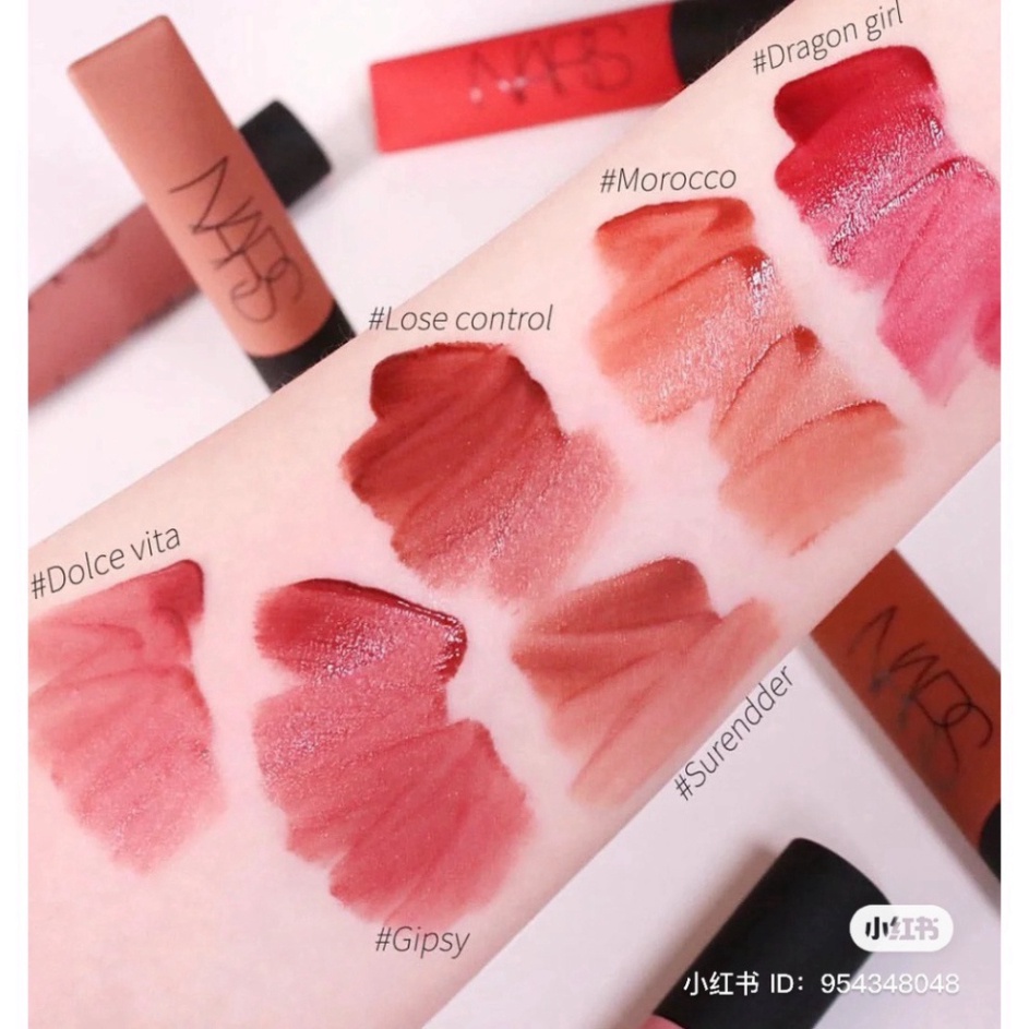 [CÓ BILL DUTYFREE] Son Kem NARS Air Matte Lip Color màu Power Trip đỏ thuần