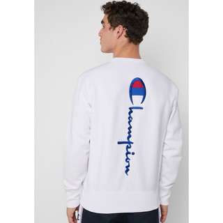 Áo nỉ sweater Champion Reverse Weave Big Back Script Logo 212994