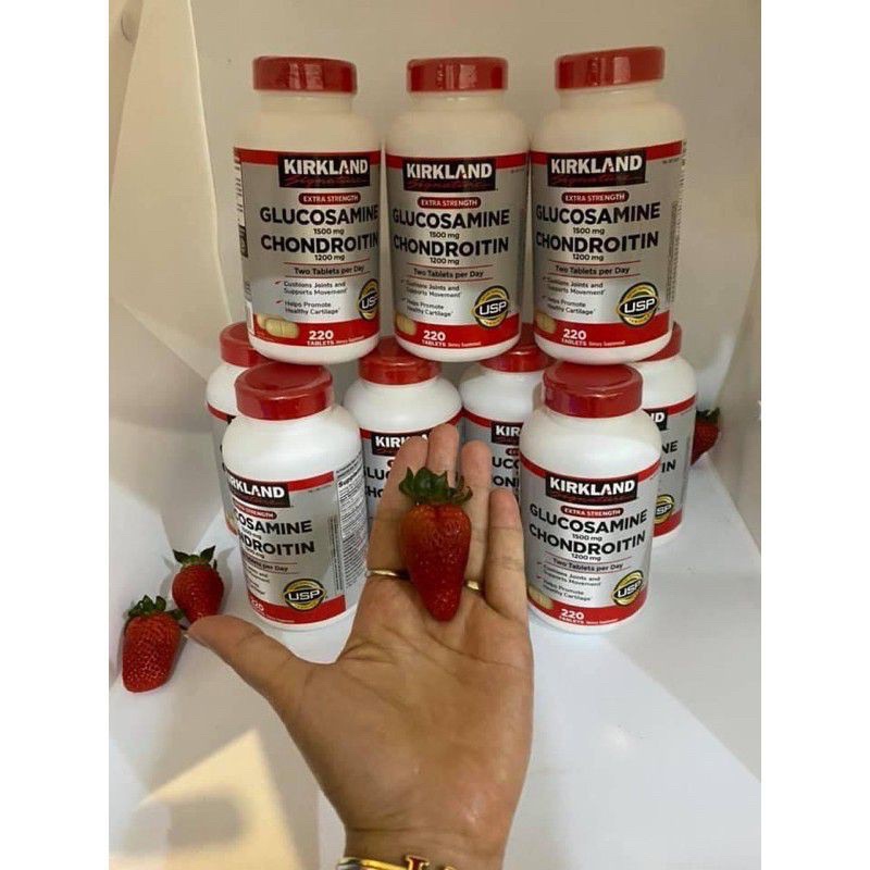 Viên uống bổ khớp Kirkland Glucosamine 1500mg & Chondroitin 220 viên
