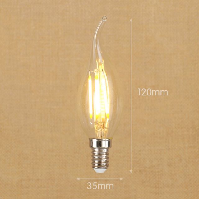 BÓNG LED EDISON C35 DÁNG NGỌN LỬA 4W | BigBuy360 - bigbuy360.vn